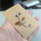 Triple Amber Dragonfly Pendant on 925 Silver