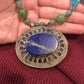 Lapis Lazuli, Jade, bead Vintage necklace