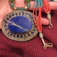 Lapis Lazuli, Jade, bead Vintage necklace