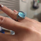 Aquamarine 925 Silver Ring