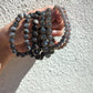 Black Moonstone Crystal Bead Bracelets, 6mm-10mm bead size