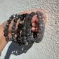 Black Moonstone Crystal Bead Bracelets, 6mm-10mm bead size