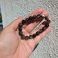 Black Moonstone Crystal Bead Bracelets, 6mm-10mm bead size