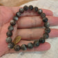 Black Moonstone Crystal Bead Bracelets, 6mm-10mm bead size