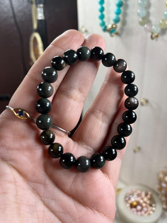 Rainbow Obsidian, High Quality Bracelet