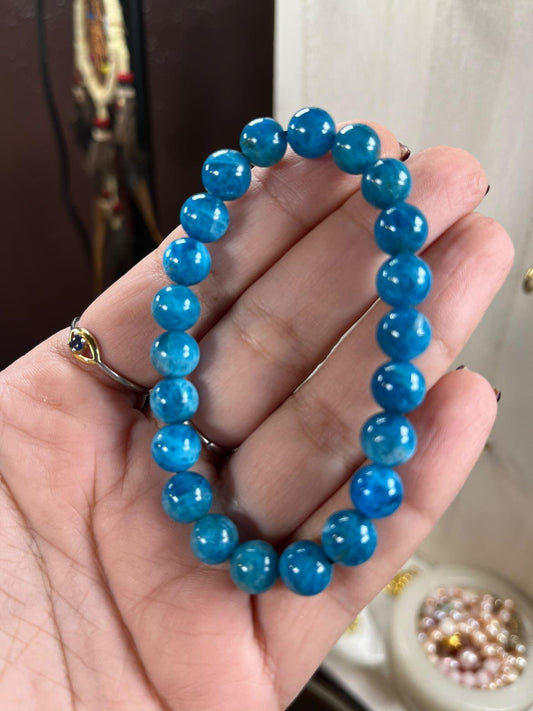 Blue Apatite, High Quality Bracelet