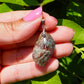 Garden Quartz with Rutile Pendant with 925 Silver Bail