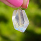 Golden Rutile Pendant - Multifaceted