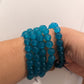 Ice Amazonite Crystal Bead Bracelets 7mm-11mm