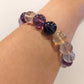 Fluorite Crystal Bead Bracelet 10mm and 12mm