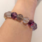 Fluorite Crystal Bead Bracelet 10mm and 12mm