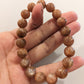 Peach Moonstone Crystal Bead Bracelets with Sunstone Flash, 10mm