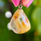 Golden Rutile Teardrop Pendant