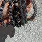 Black Moonstone Crystal Bead Bracelets, 6mm-10mm bead size