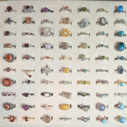 Adjustable 925 Sterling Silver Rings