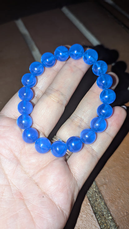 Star Ruby and Sapphire Gemstone Crystal Bracelet
