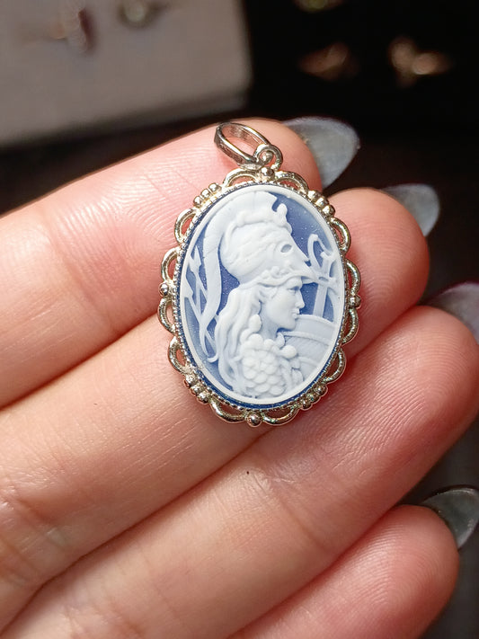 PREORDER Athena Warrior Goddess - Cameo 925 Silver Pendant