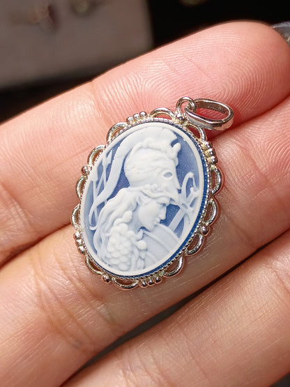 PREORDER Athena Warrior Goddess - Cameo 925 Silver Pendant