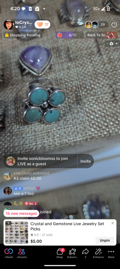 Live Sale Claims