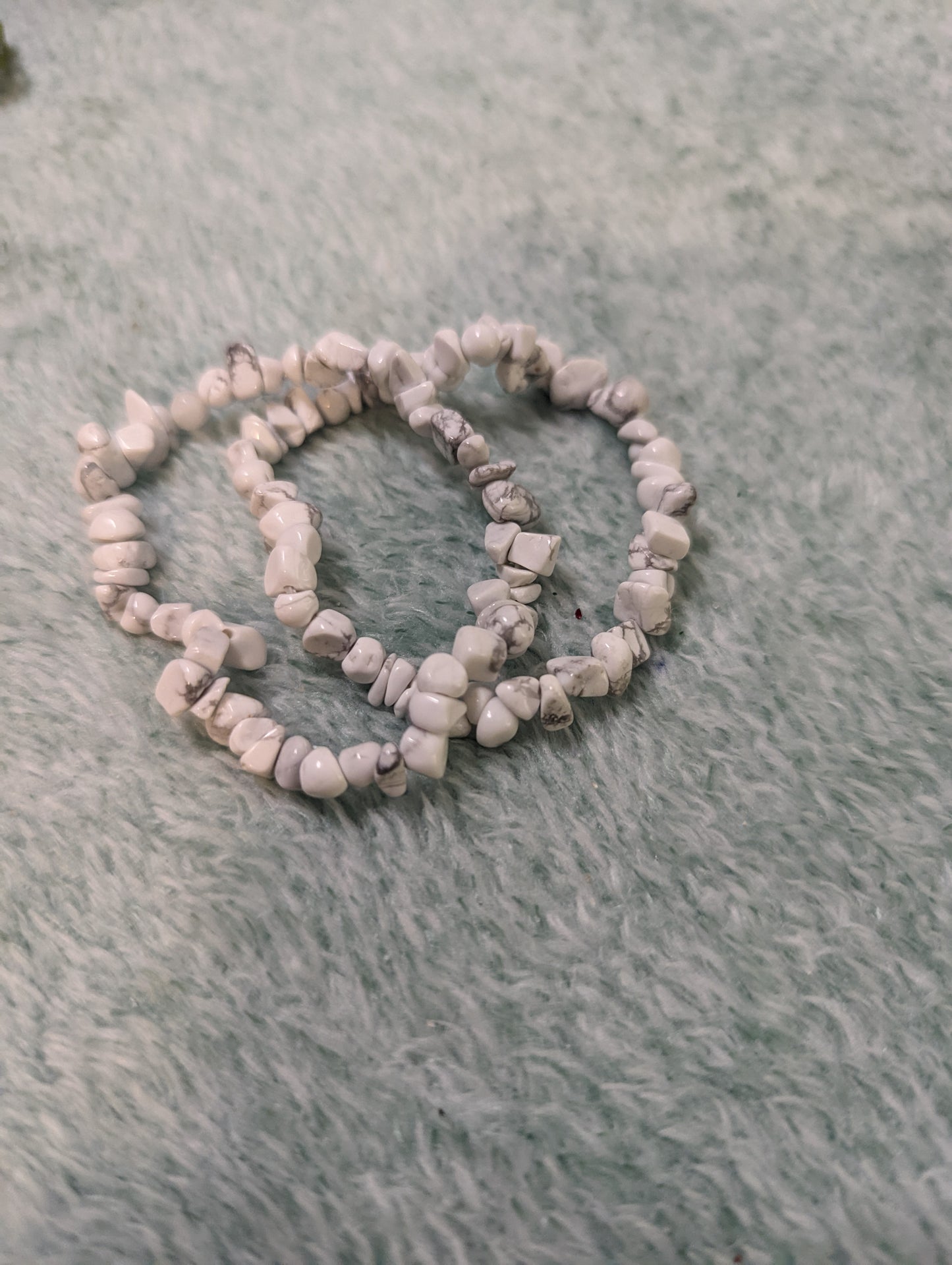 Howlite Chip Bracelets